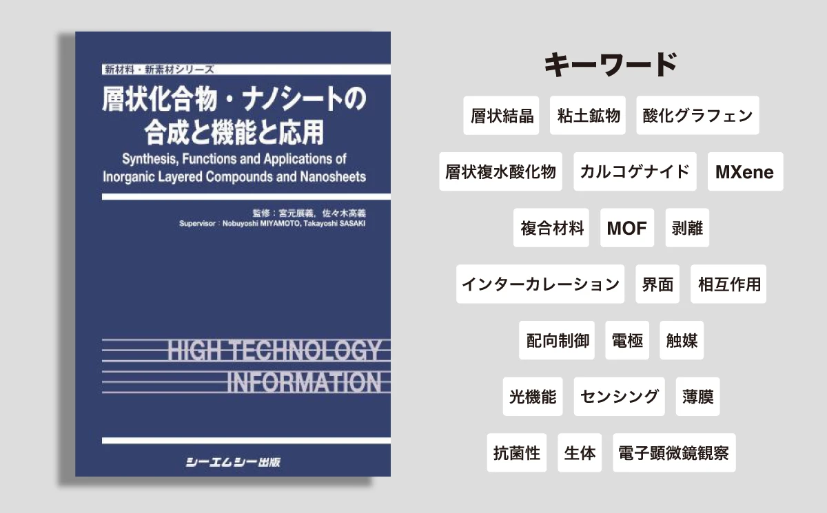 粘土鉱物からMOFまで！ ナノシートが機能性材料の可能性を拡げる